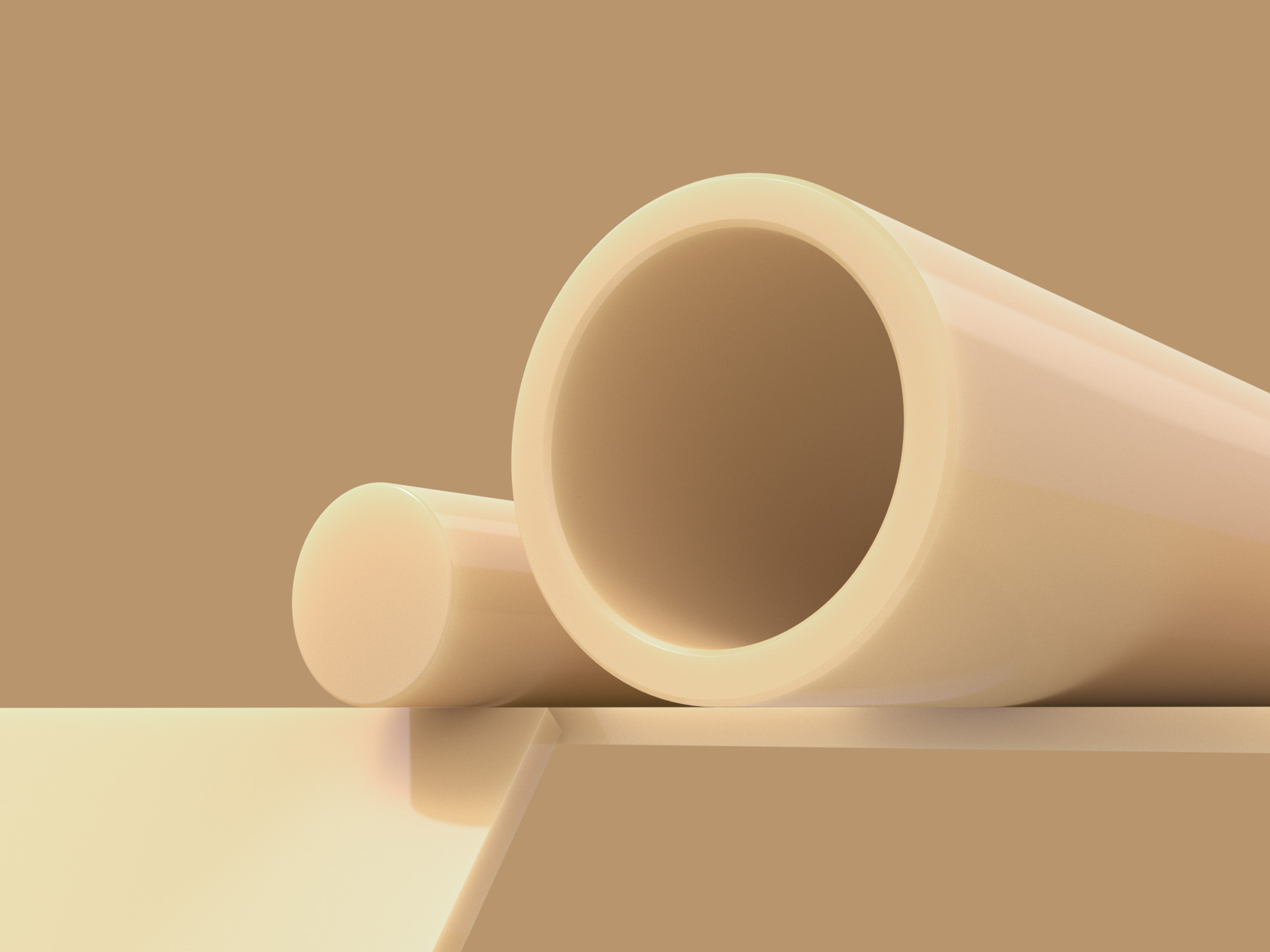 Flextron™ 1055 TPE plastic stock shapes